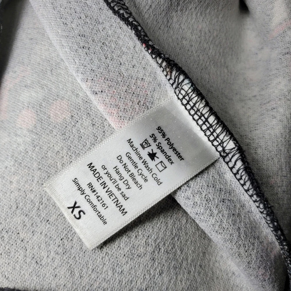 LuLaRoe Black Cassie Skirt Size XS - Picture 6 of 9